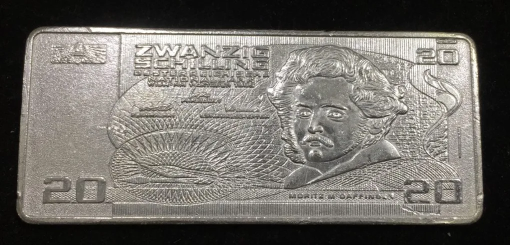 Australia 20 Schilling Silver Plated Beautiful Medalion (Weight 40 gram.) #I-114