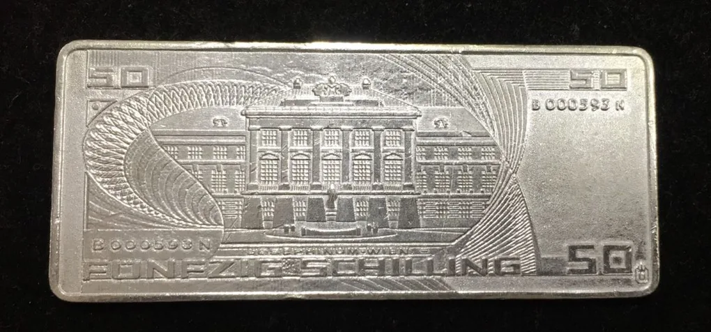Australia 50 Schilling Silver Plated Beautiful Medalion (Weight 40 gram.) #I-118