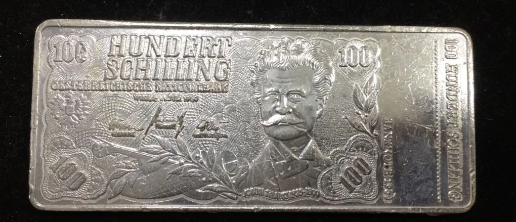 Australia 100 Schilling Silver Plated Beautiful Medalion (Weight 40 gram.) #I-120