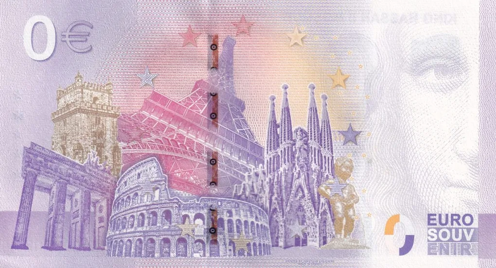 0 Euro Souvenir Banknote King Hassan II Mosque Morocco MAAB 2022 GEM UNC Legal Tender Country Issue