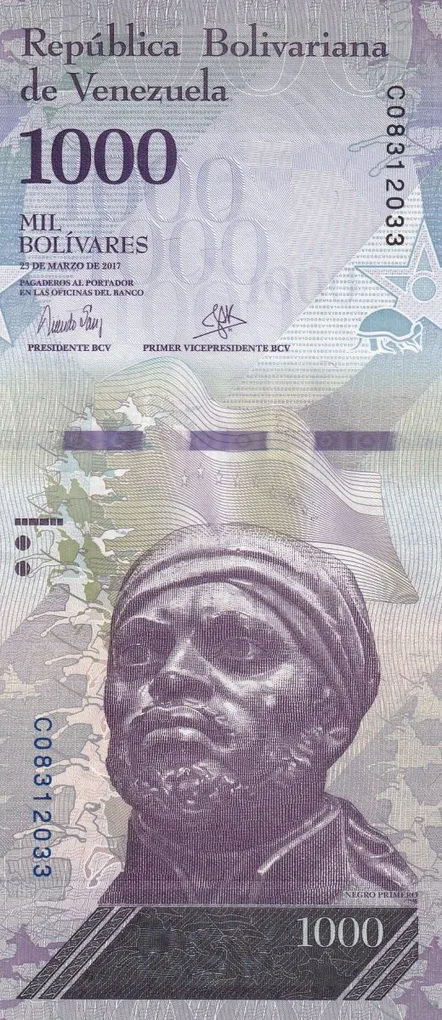 Venezuela 1000 Bolívares GEM UNC Note