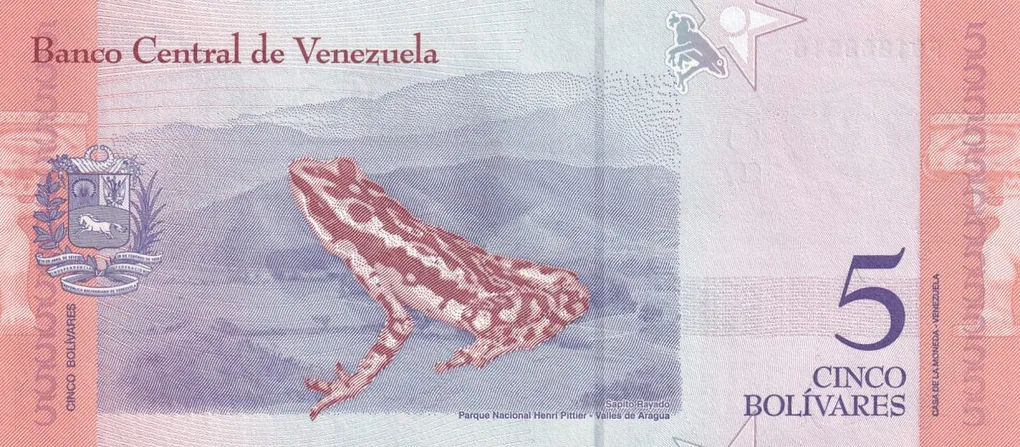 Venezuela 5 Bolívares GEM UNC Note