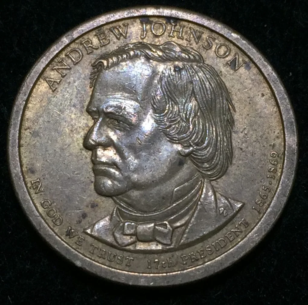 United States 1 Dollar 2011 Andrew Johnson Commemorative issue rare coin #I- 174