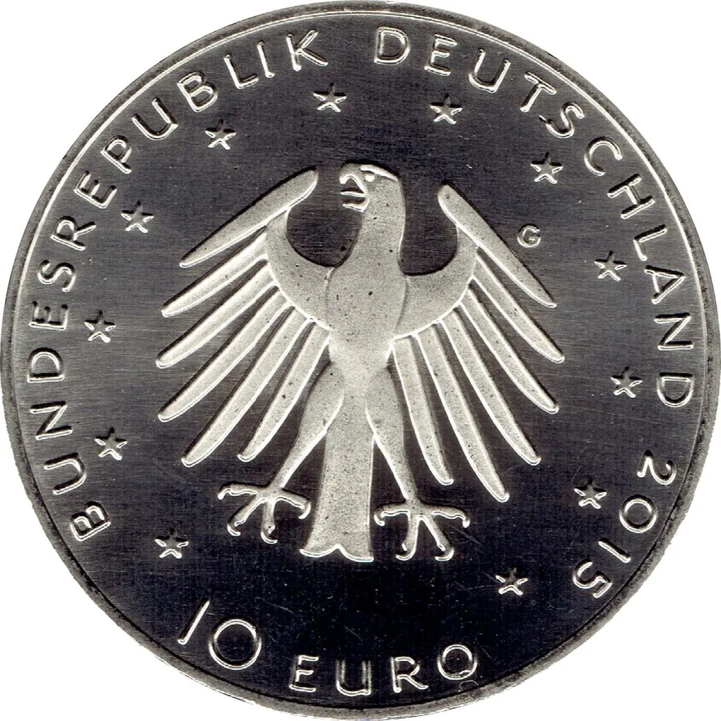 Germany, Federal Republic of 10 Euros 2015 Lucas Cranach the Younger Commemorative issue rare UNC coin #I- 160