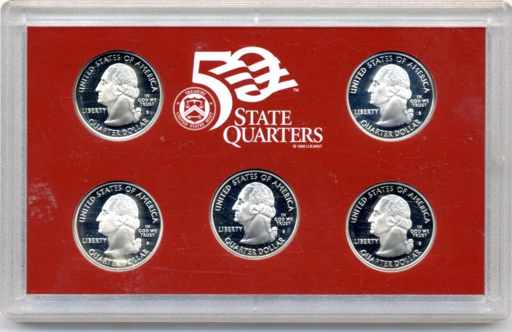 (2005) 50 State Quarters Silver Set - Original Government Packaging
