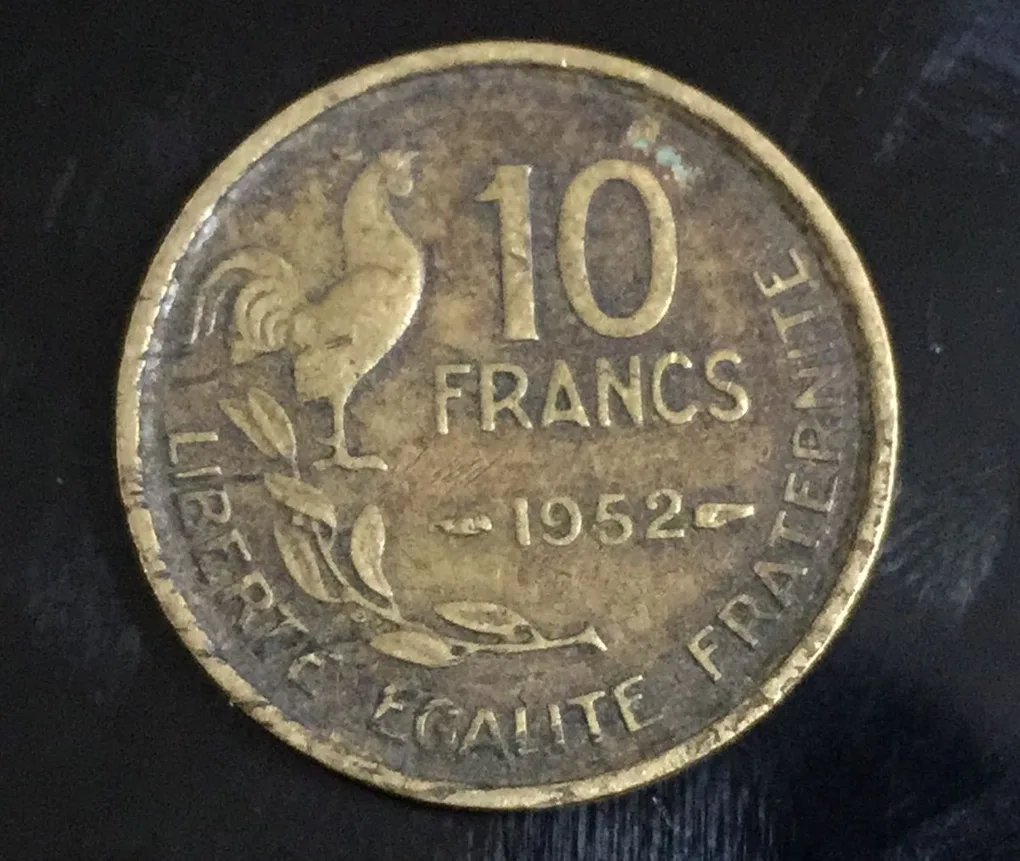 France 10 Francs 1952 Lowest Price World Coin # I-201