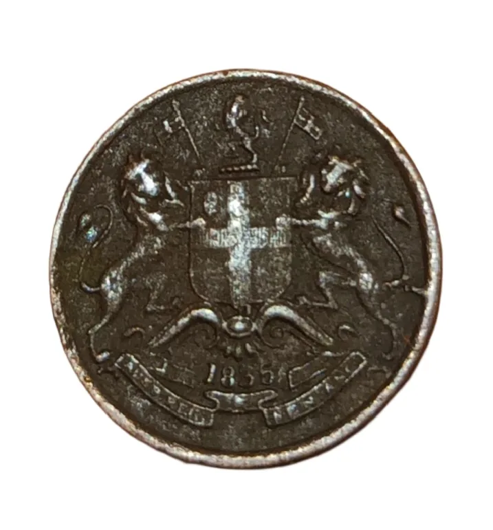 British India Copper 1/12 Anna Year 1835 East India Company **Rare** High Collectable Grade.