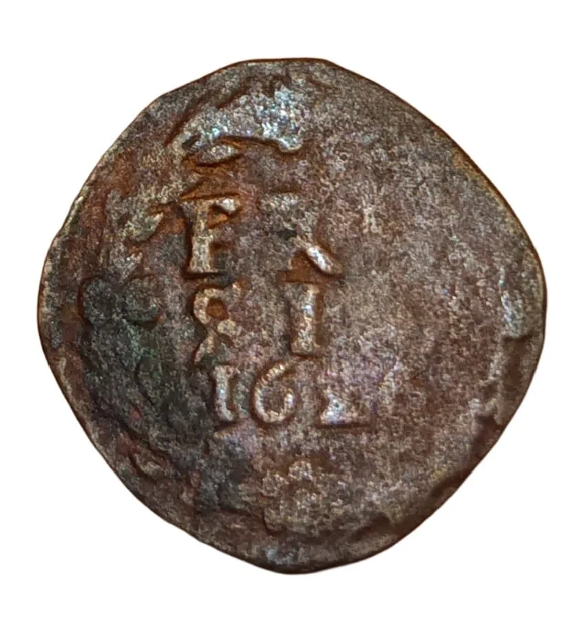 Friesland DUIT Dated 1686 Ancient Copper Coinage **V.Rare** Collectable Grade.