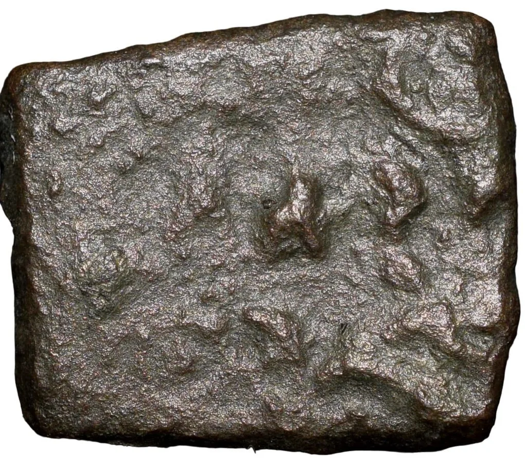 Copper Coin of Damabhadra of Bhadra/Mitra Dynasty (1st Cen. BC) Rare
