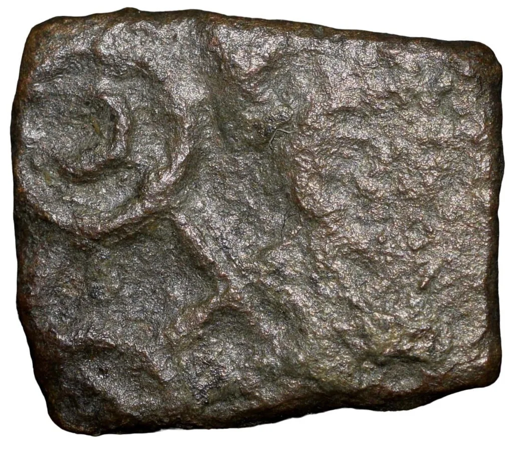 Copper Coin of Damabhadra of Bhadra/Mitra Dynasty (1st Cen. BC) Rare