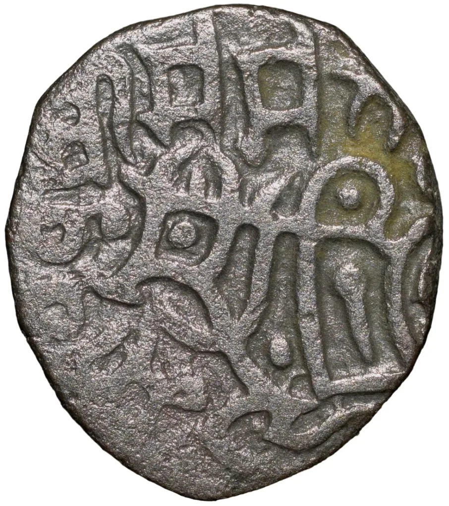 Billion Jital of Madana Pala(AD1080-1115) of Tomaras of Dillika Deyell Ty.201-206