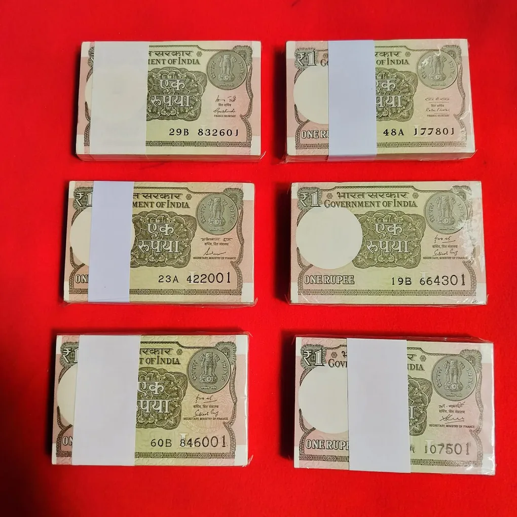 1 Rupee (6 Bundles) 2015 to 2020 UNC Condition