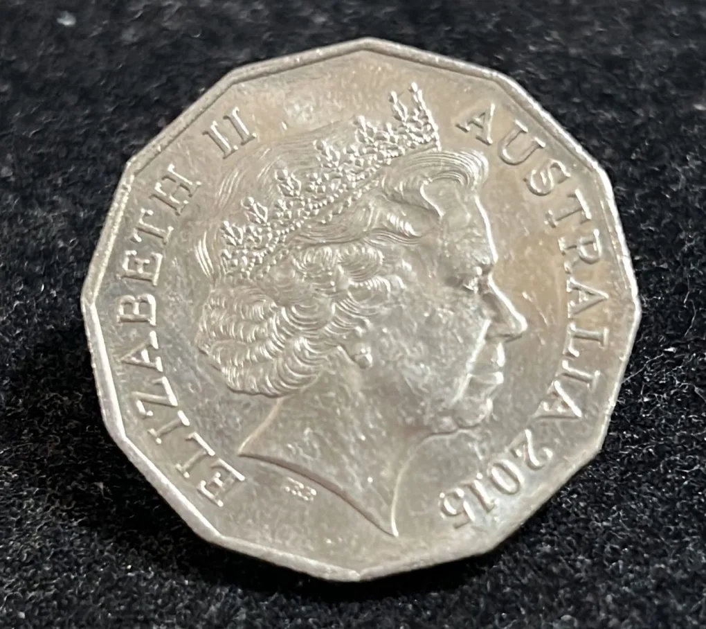 2015 Australia 50 Cents - Elizabeth II Lowest Price coin #A-96