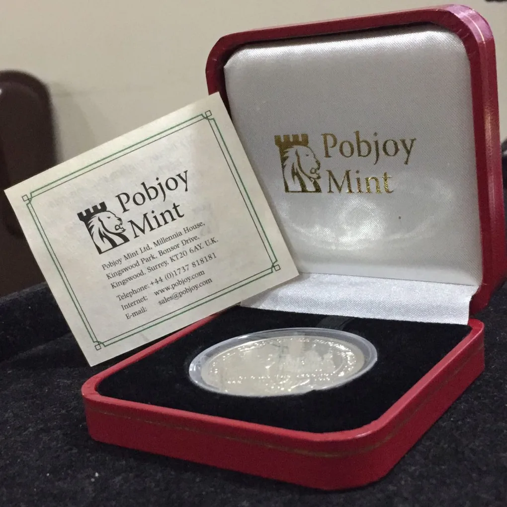 British Virgin Islands 1 Dollar 2013 - Elizabeth II Nicholas II Commemorative issue Proof Set Silver Pobjoy mInt Issue with Beautiful Box