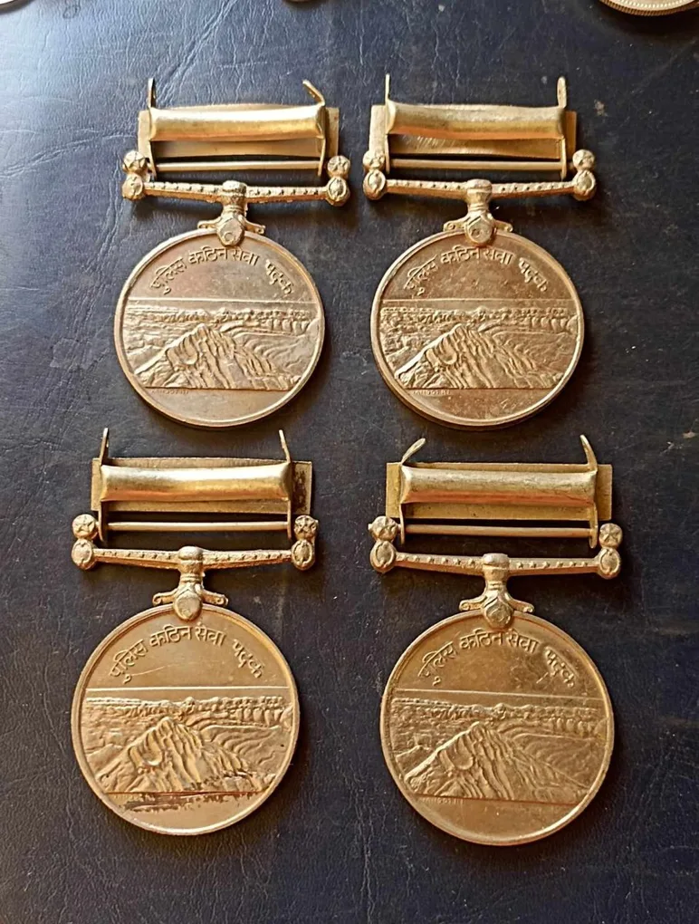 police special duty Jammu Kashmir medal coper nickel excellent condition