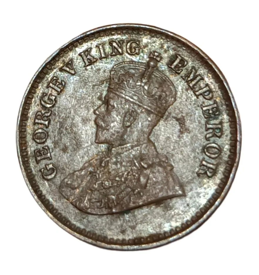 British India Copper 1/2 Pice Year 1936 King George-V Collectable Grade.