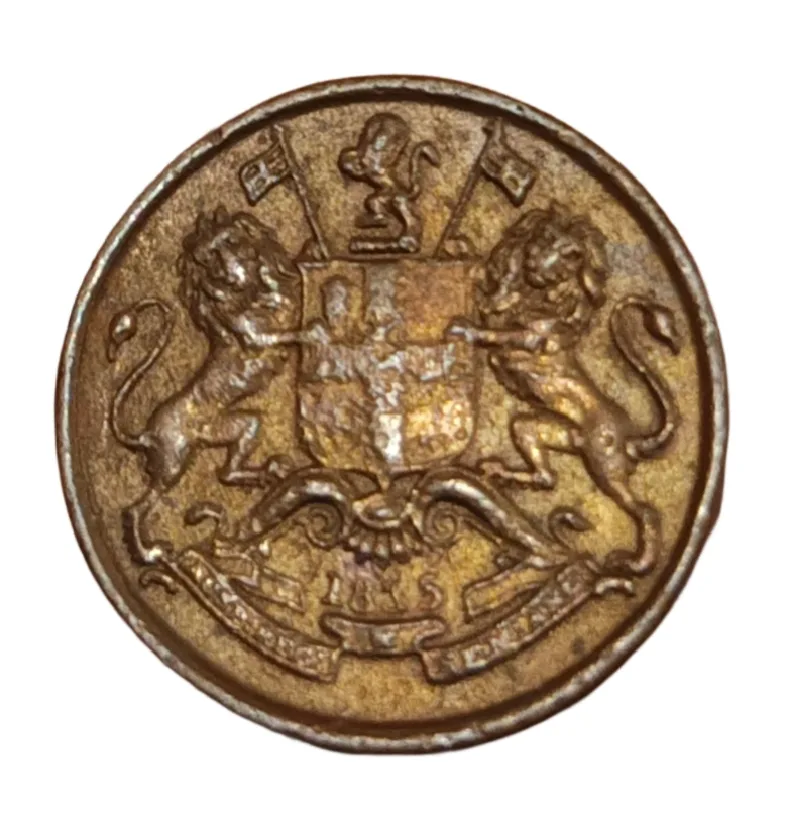 British India Copper 1/12 Anna Year 1835 "East India Company" Prominent Detailings **Rare** High Collectable Grade.