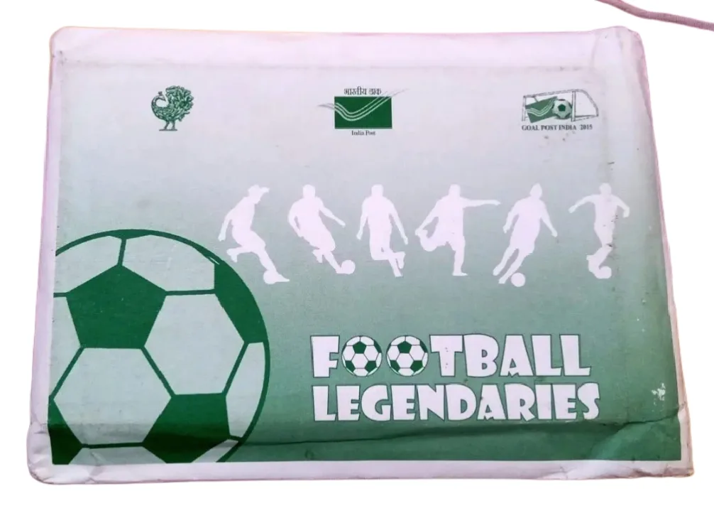 Indian Pictorial POST Cards Special Issue Year 2015 on Football 🏈 Legends 18 Different Complete Set Issued by Karnataka Postal Circle **Scare** Uncirculated Mint Conditions.