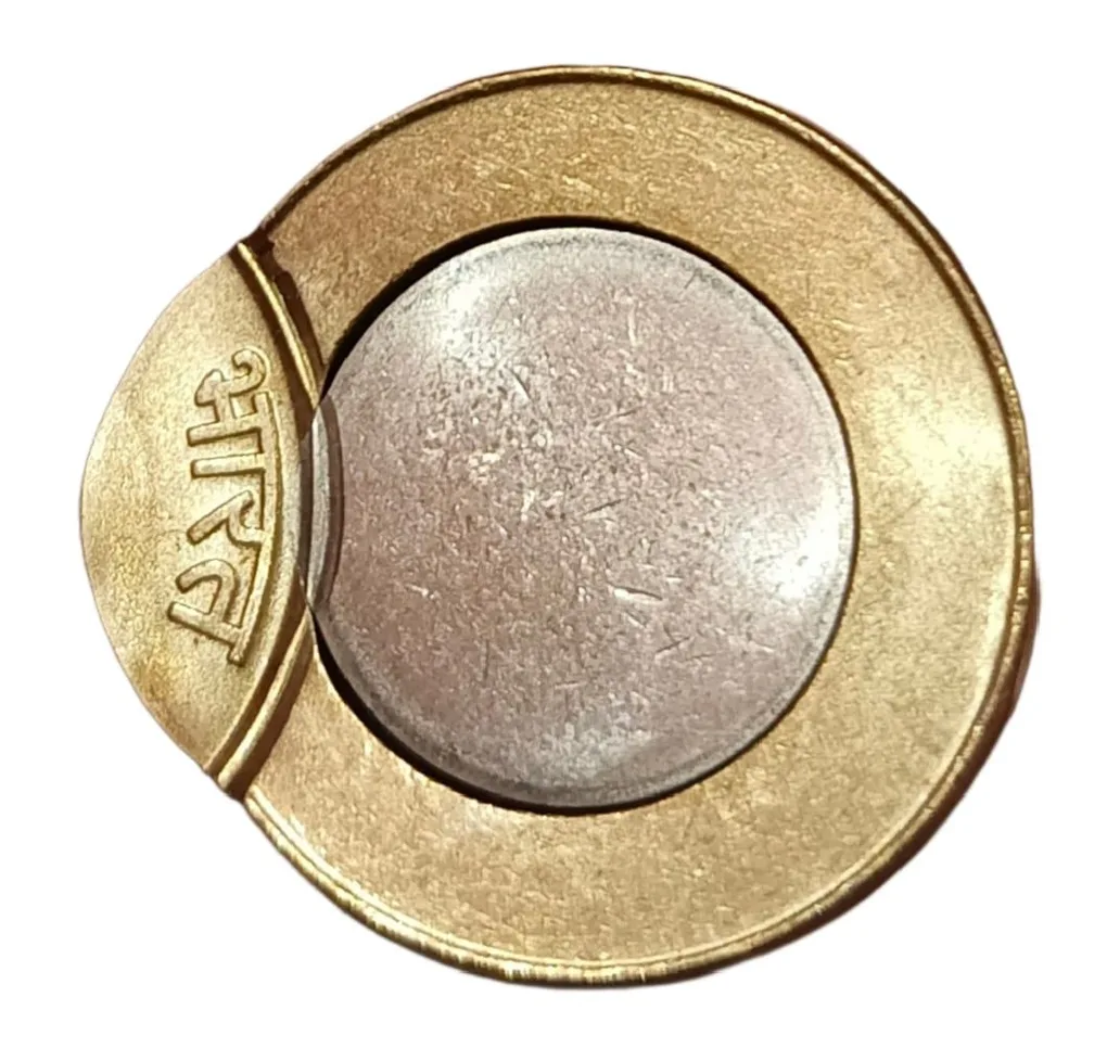 10 Rupees New Issue Off Centre Errors "Only India" & "Only Bharat" Set 2 Coins **Scare** UNC Grades.