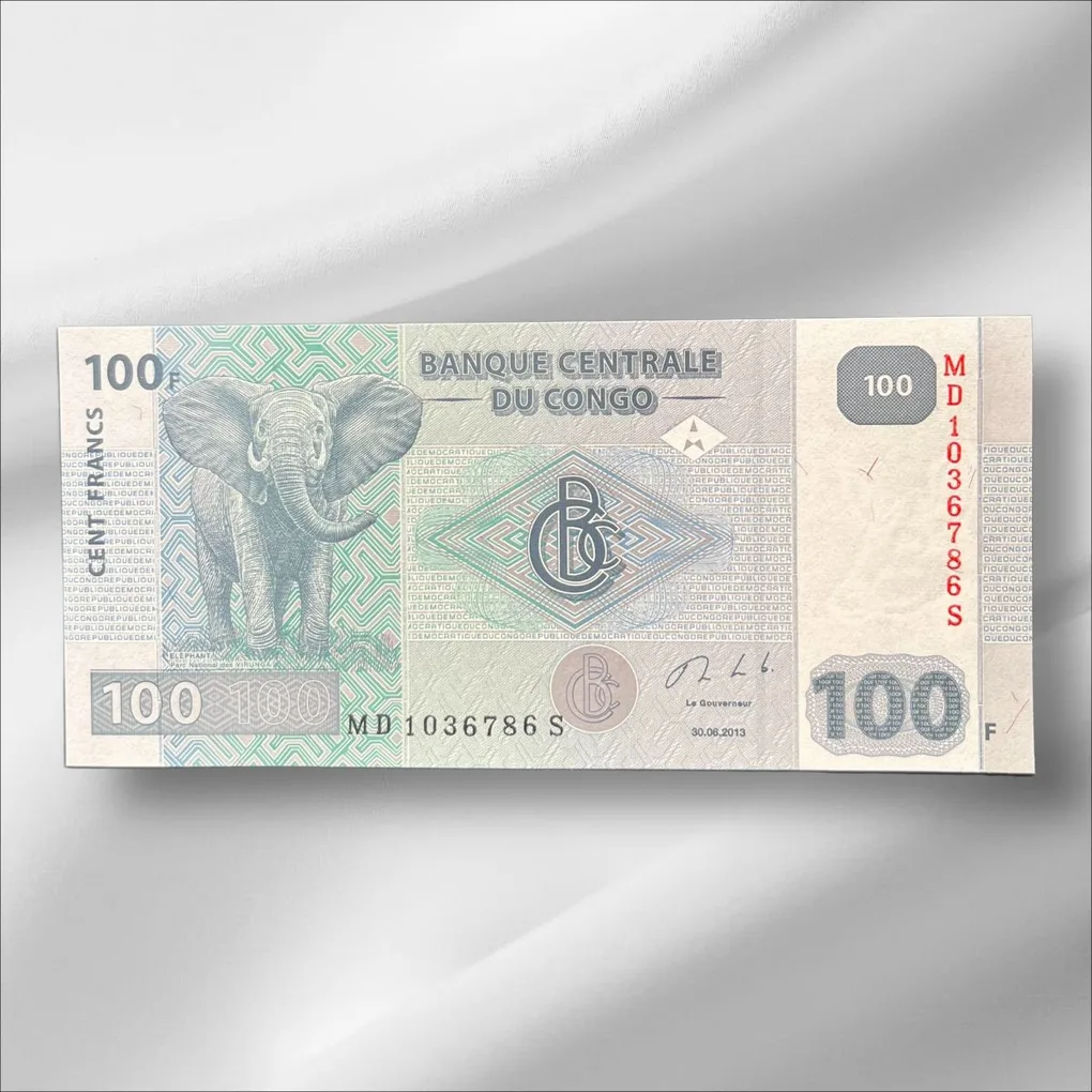 Congo 100 Francs GemUnC Bank note ending 786 Collectable Series Unique and Rare