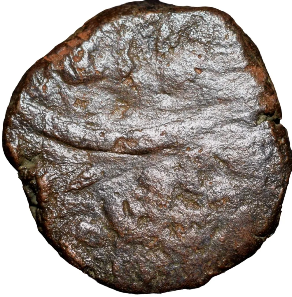 Copper Paisa of Maratha Confederacy - INO Shah Alam II (AD 1759-1806) Srinagar Mint Crude Style