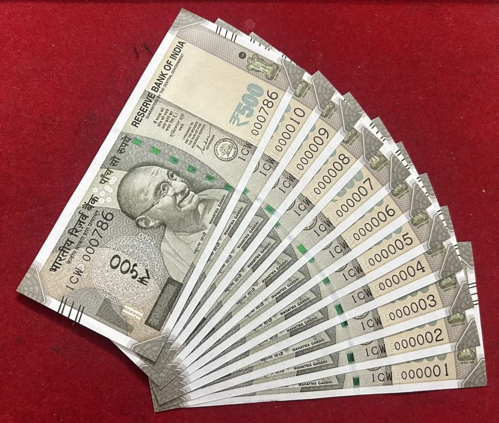 000001 To 000010 ➕000786 Same Prefix Total 11 pcs set 2023 Gem unc set