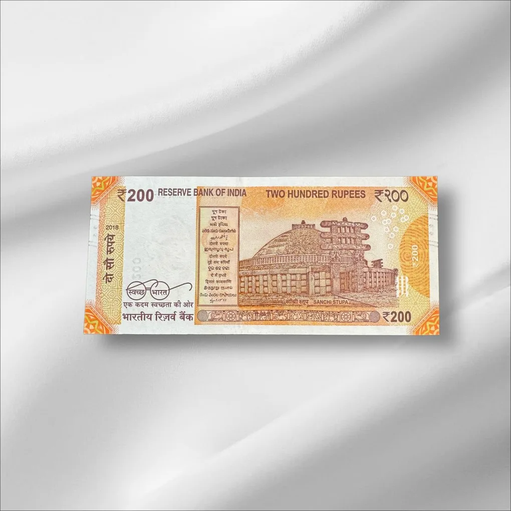 Rs 200 L 2018 Issue Solid Number 888888 Extremely Rare Gem UNC Unique and Rare