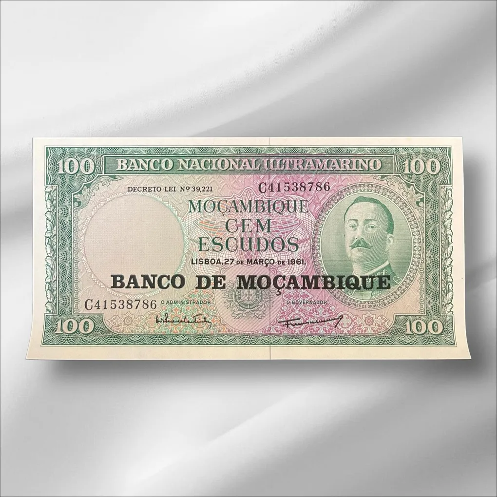 Mozambique 100 Escudos World Bank note ending 786 Collectable Series Unique and Rare