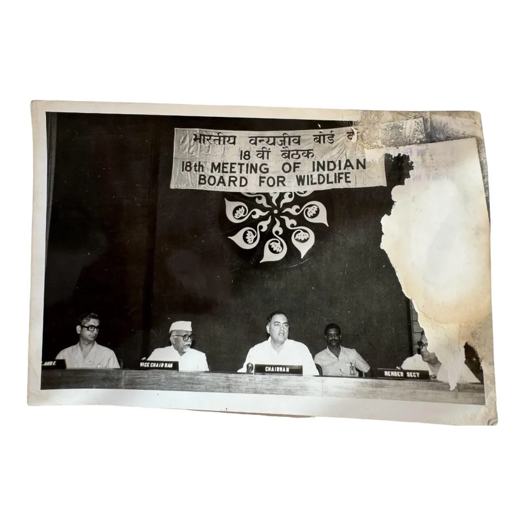 P54 - India original vintage photograph Political Series Unique and Rare