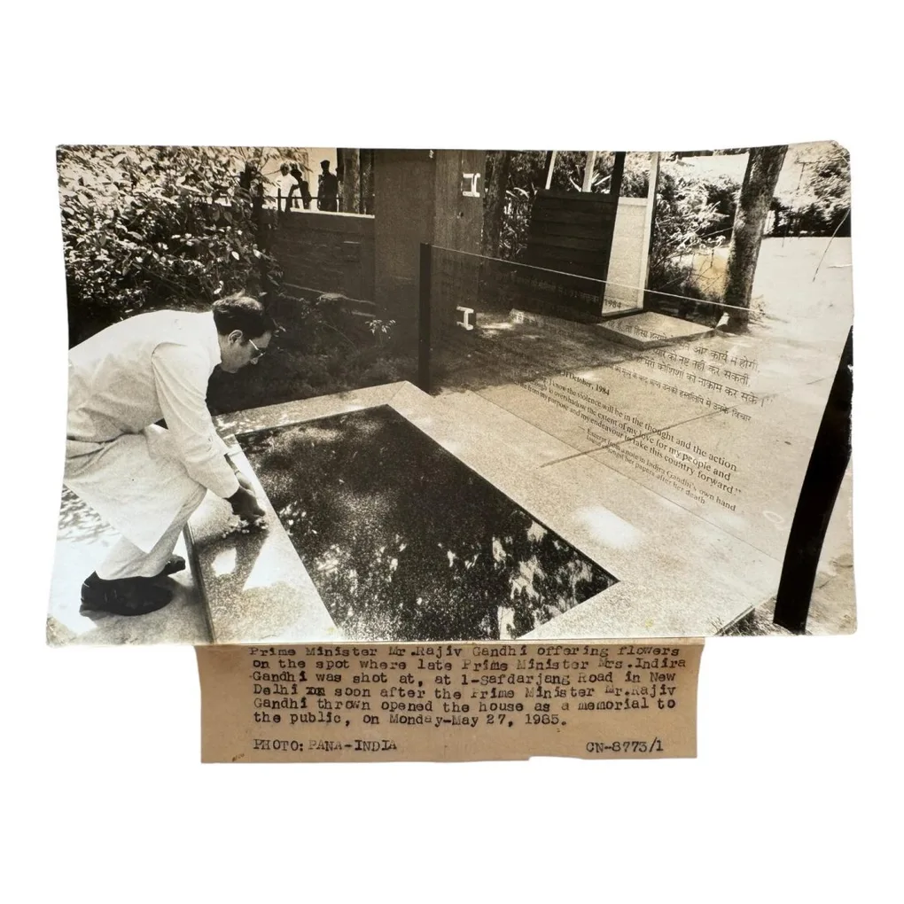 P58 - India original vintage photograph Political Series Unique and Rare