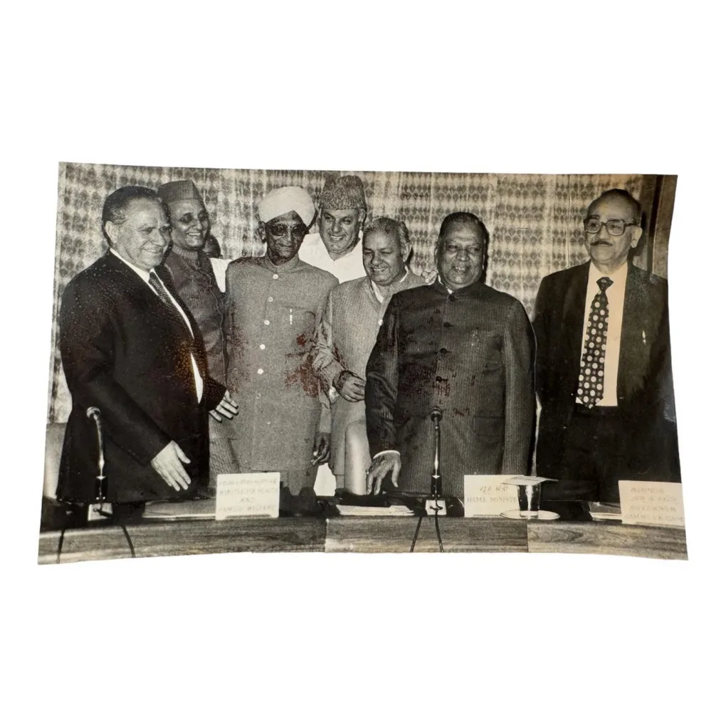 P59 - India original vintage photograph Political Series Unique and Rare