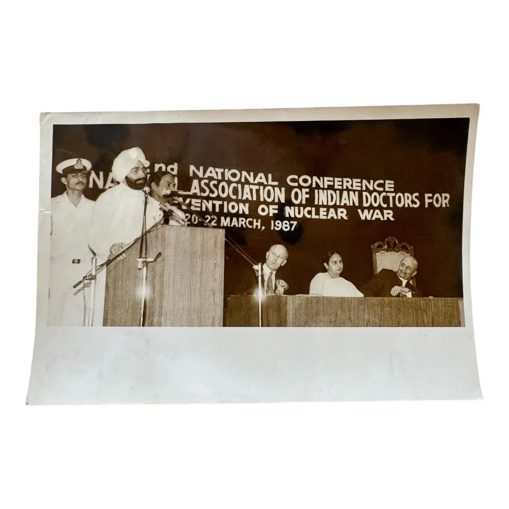 P63 - India original vintage photograph Political Series Unique and Rare