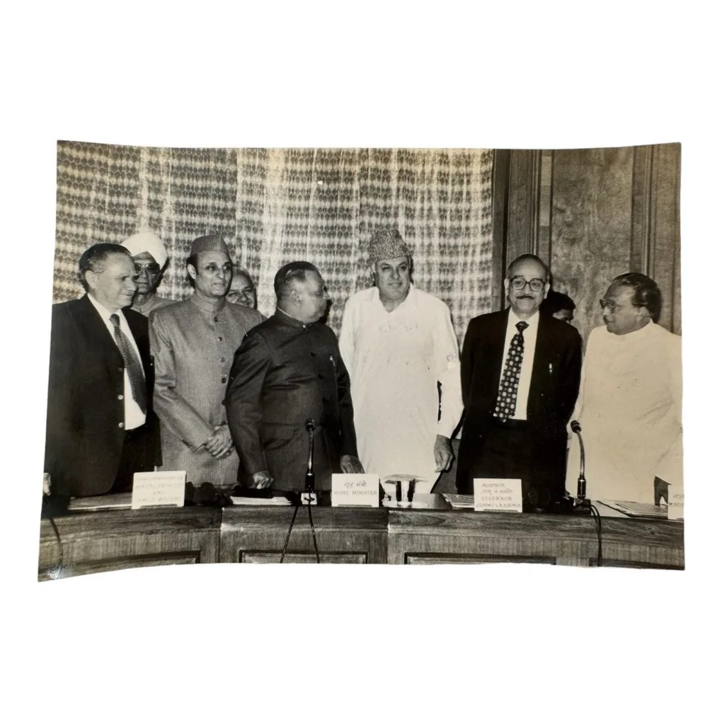 P66 - India original vintage photograph Political Series Unique and Rare