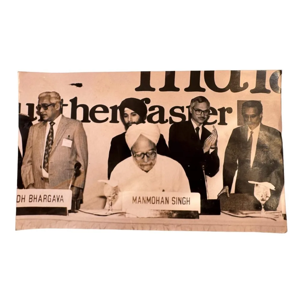 P83 - India original vintage photograph Political Series Unique and Rare