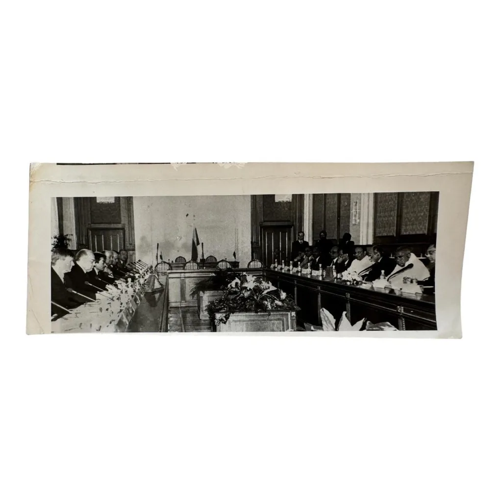 P88 - India original vintage photograph Political Series Unique and Rare