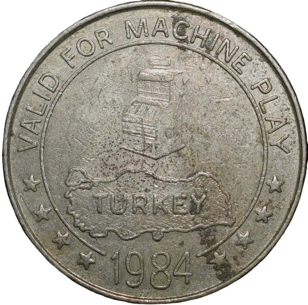 Copper-Nickel Token from Turkey (AD 1984)