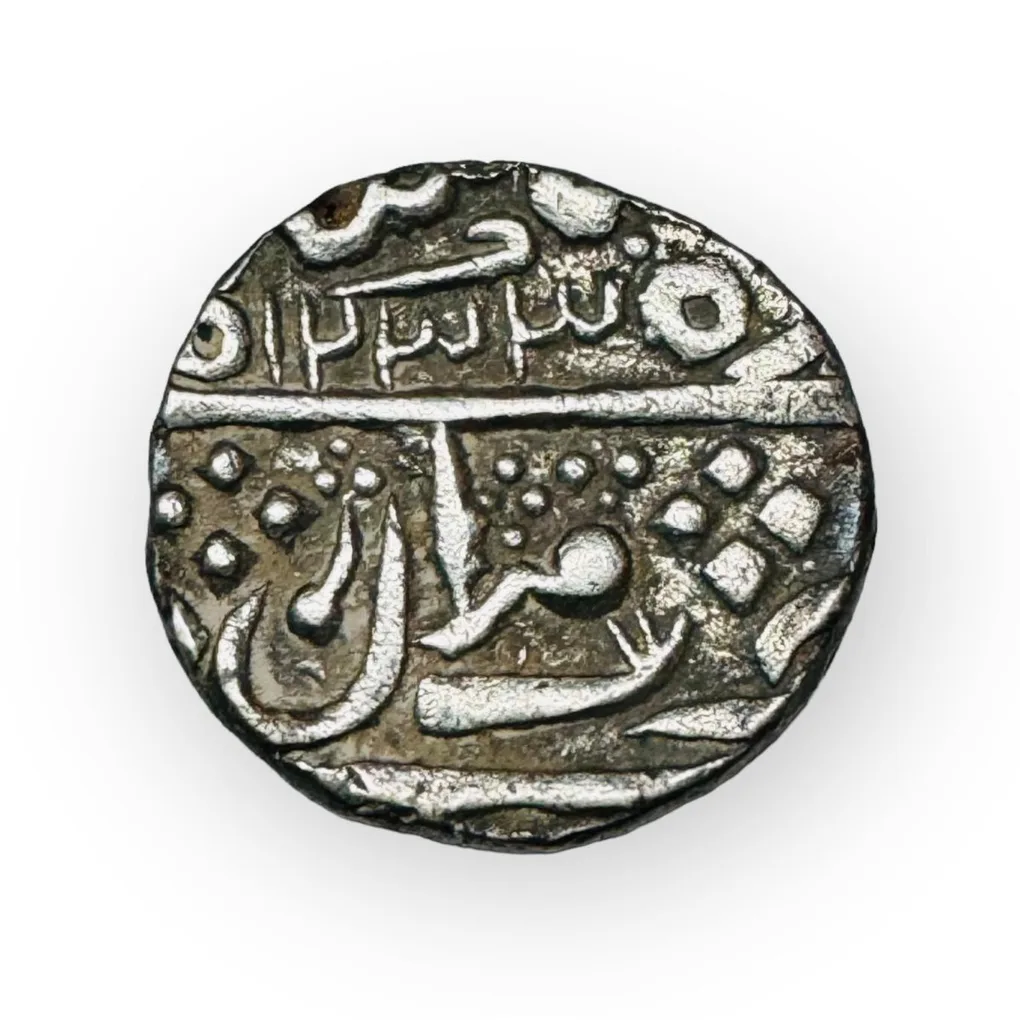 Moghul Era Rupee Emperor Mohd Shah Dynasty 11.2 Gm Silver Rupee Unique Nice Collectible Coin