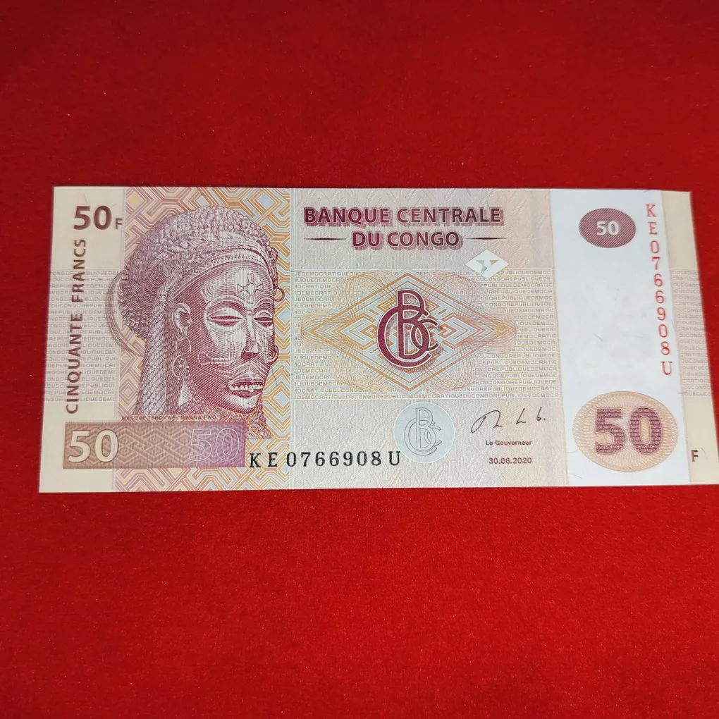 50 Francs Congo UNC Condition