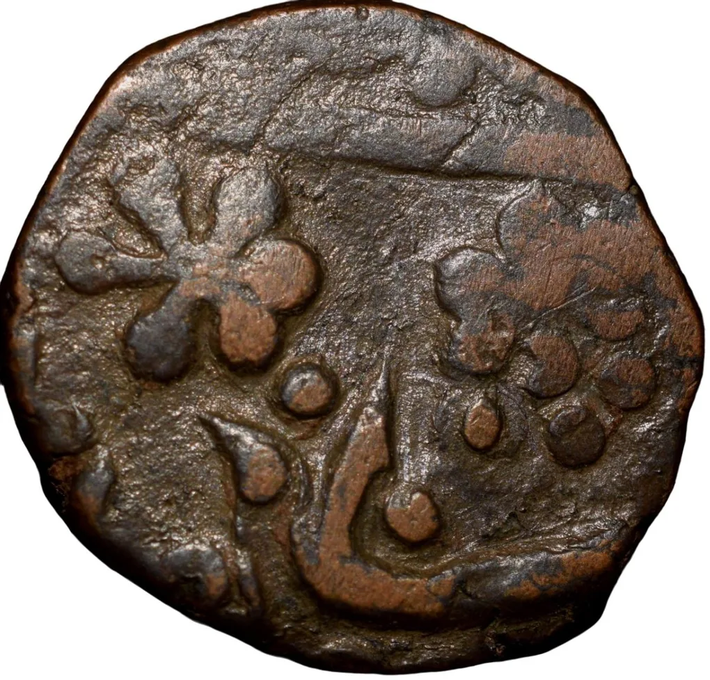 Copper Paisa of Maratha Confederacy - INO Shah Alam II (AD 1759-1806) of Sagar District Anonymous Type