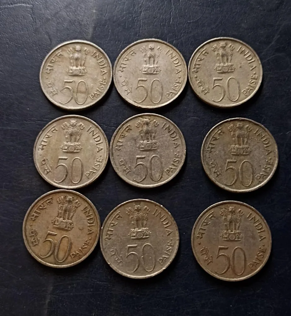 Grow more food 50 paise Same and similar set are available