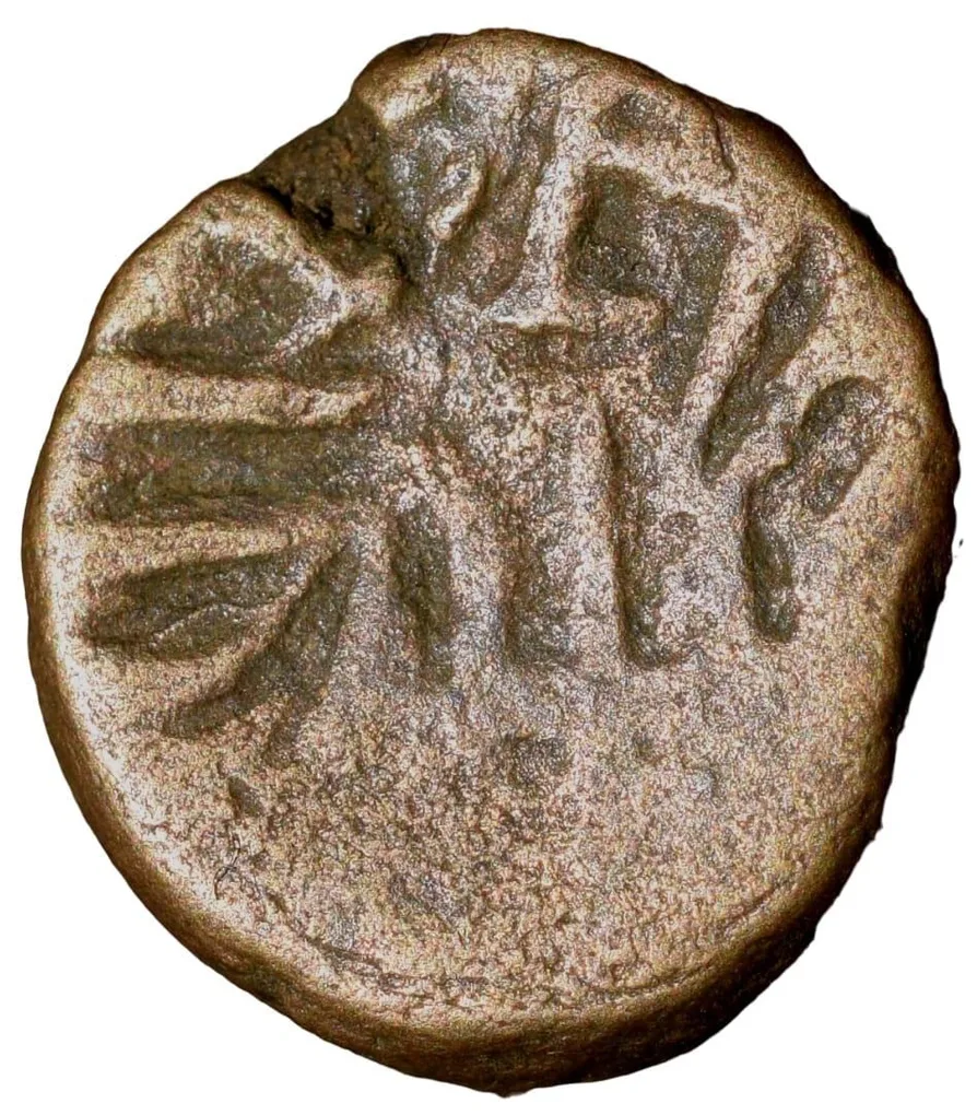 Copper Coin of Bhavanaga(300 AD) from Narwar Very Rare Ruler