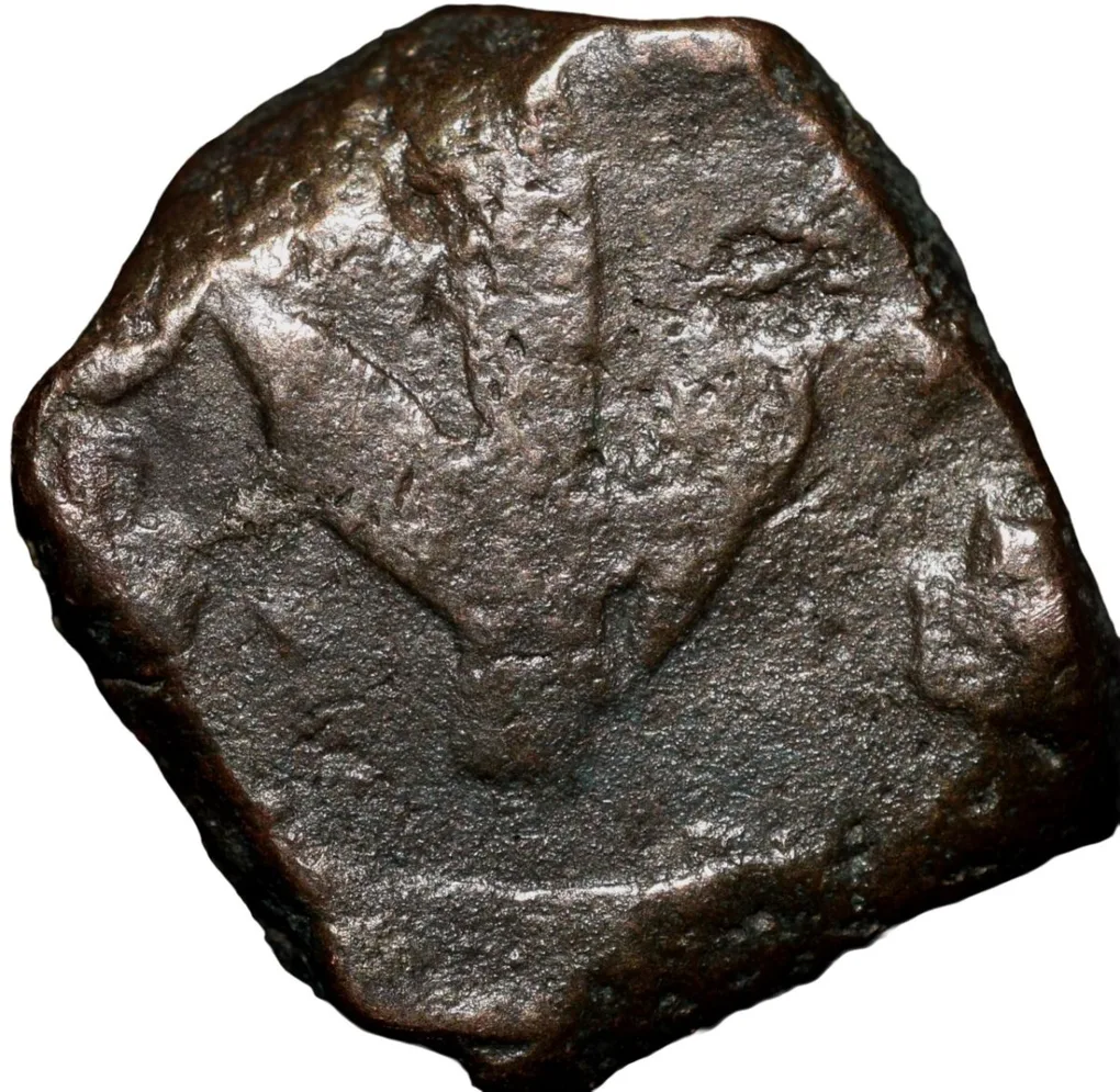 Copper Low Weight Paisa of Bhonsala Raja's of Nagpur (17th - 18th Cen. AD) from Anjangaon Unlisted New Variety