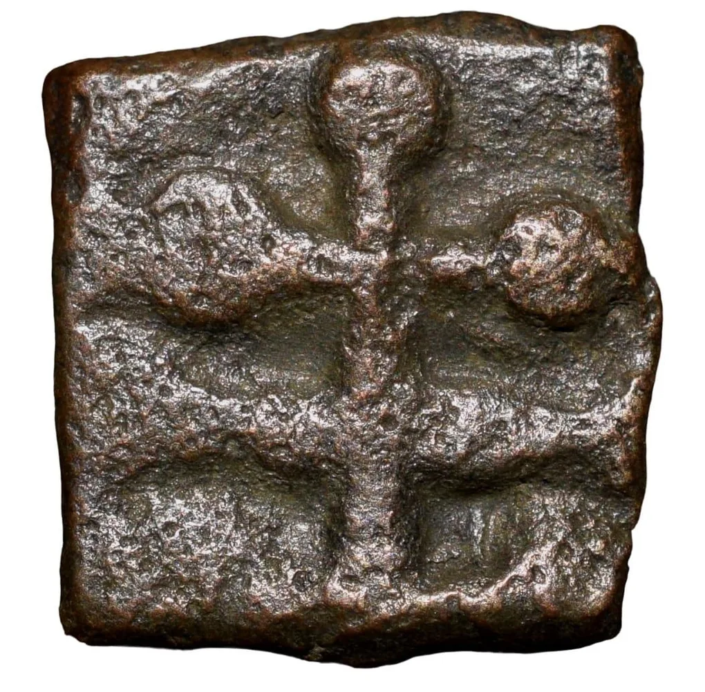 Copper Coin of Sivasiri Satakarni (1st Cen. BC) of Satavahan Dynasty