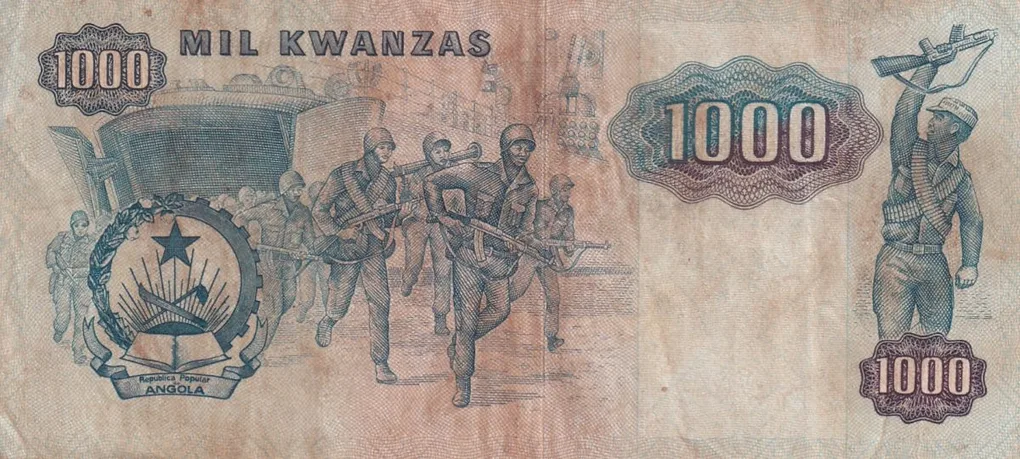 Angola 1000 Kwanzas Rare Note #b-2