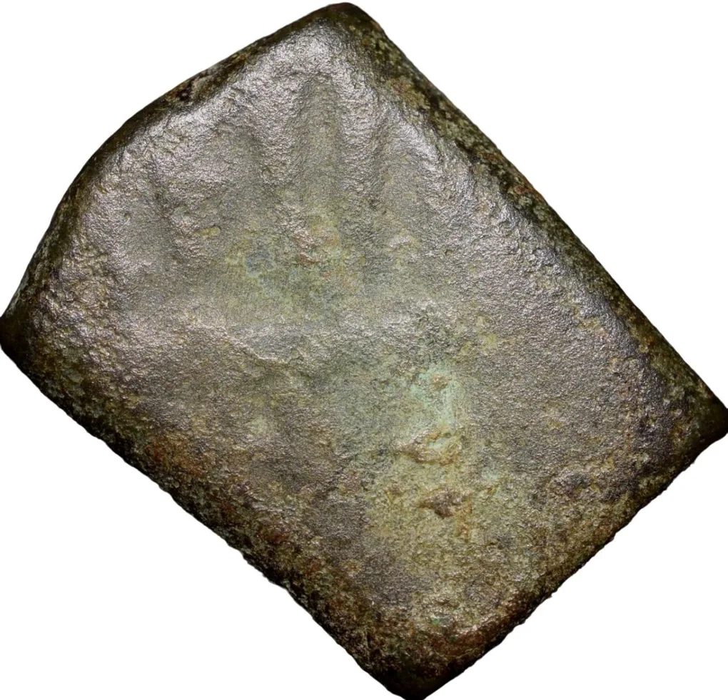 Copper Falus of Rana Sangram Shah(AD 1518) of Rana's of Mewar Ext. Rare