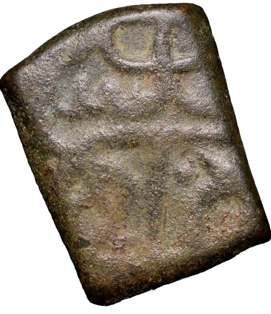Copper Falus of Rana Sangram Shah(AD 1518) of Rana's of Mewar Ext. Rare