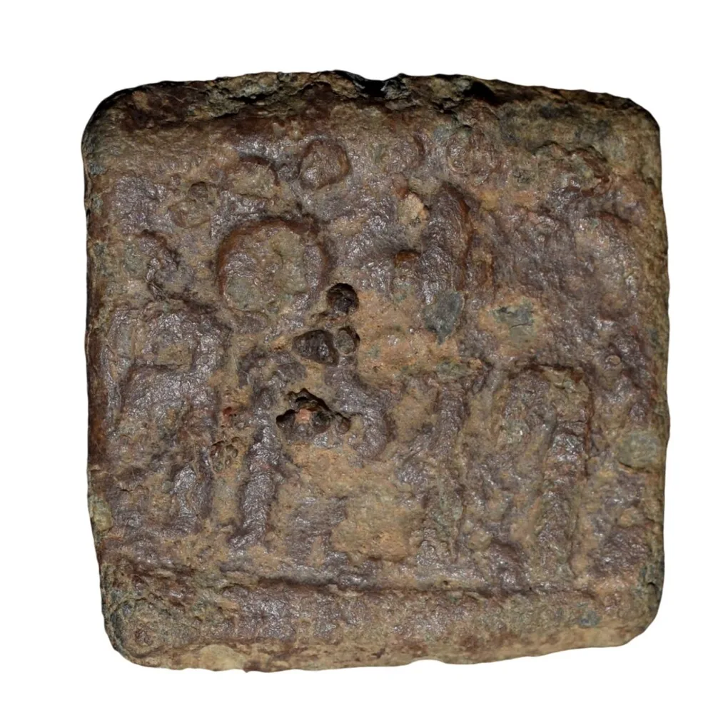 Lead Coin of Kumargupta (AD 414-455) of Gupta Dynasty Garuda Type Very Rare
