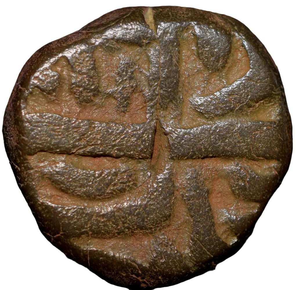 Copper 2/3 Falus of Murtada Nizam Shah II(AD 1600-10) of Ahmadnagar Sultanate N41