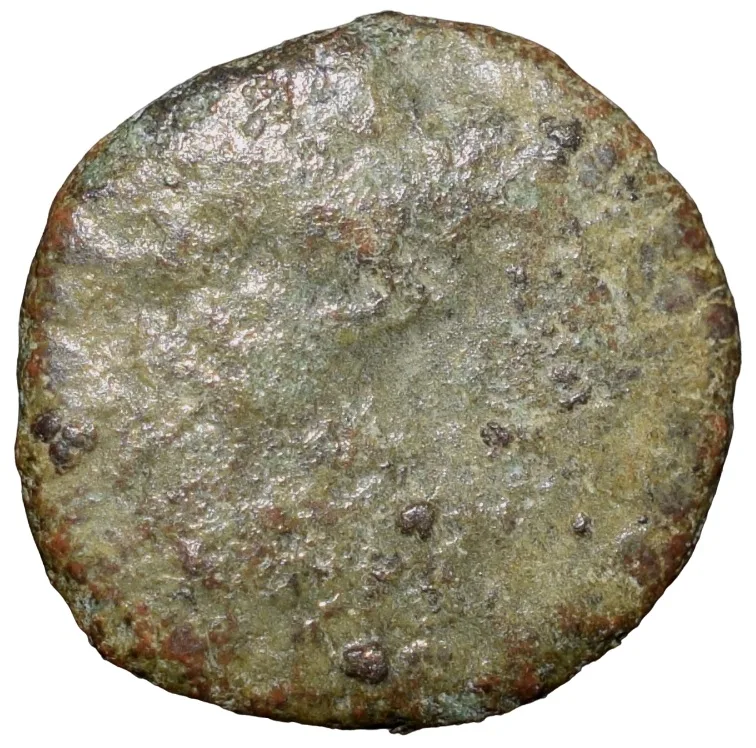 Lead Coin of Satavahana (1st Cen. BC) from Nashik Region with Bull walking Right