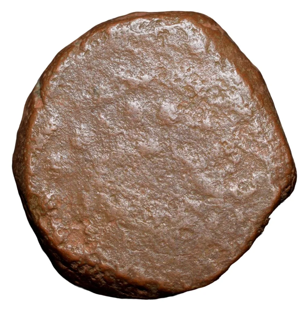 Copper Paisa of Dhar State(17th-18th AD) Anonymous Type Jhar/Dotted Circle
